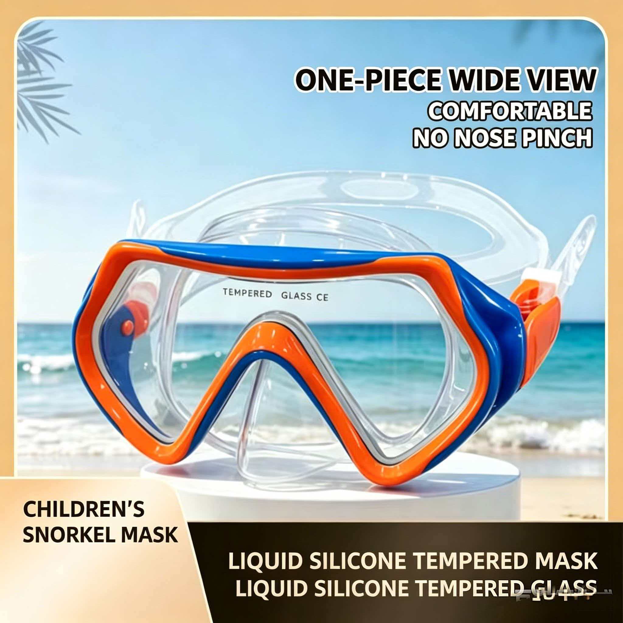 Freediving Mask Set - New Style Full-Dry Snorkeling Set with