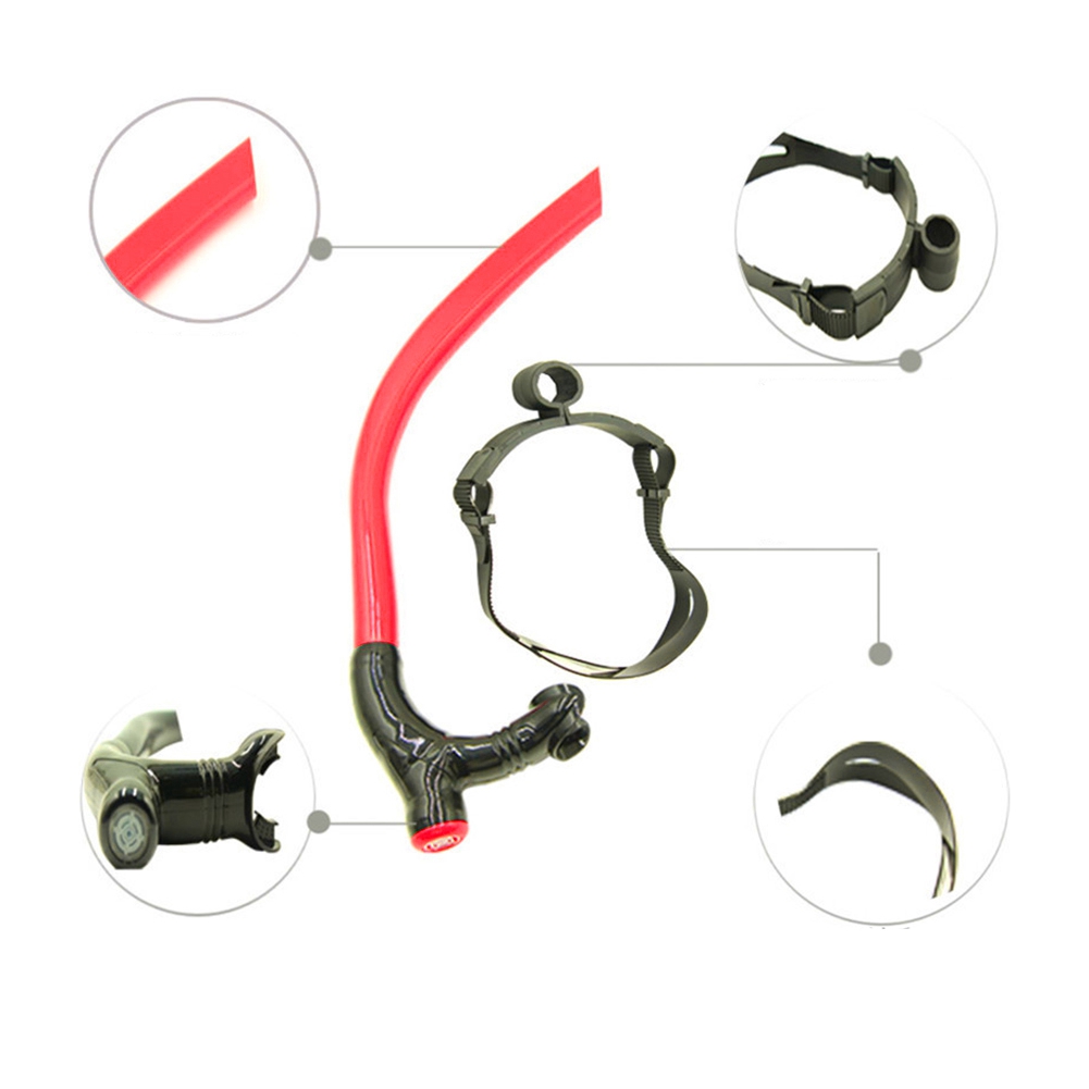 Silicone Swimming Front Breath - Snorkel Dry Top review and price