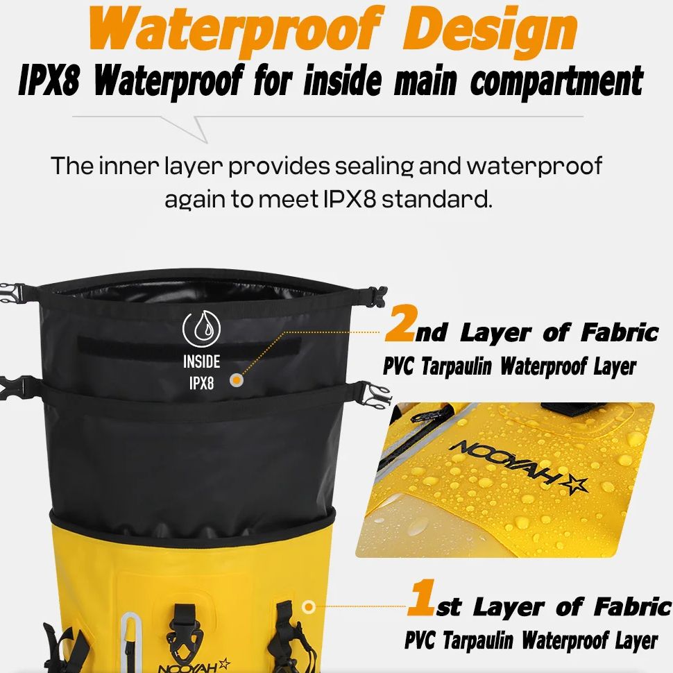 NOOYAH Dry Bag Waterproof Back - Dry Bag Roll Top review and price