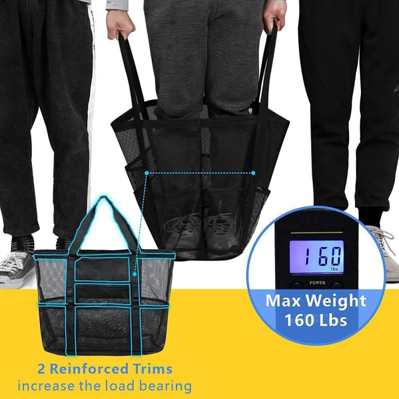 Oversized Mesh Beach Bag With  - Dry Bag Roll Top review and price