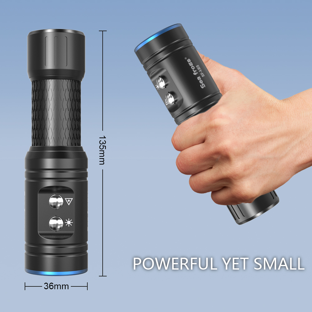 Strbea 1000 Lumens LED Flashli - Underwater Flashlight review and price