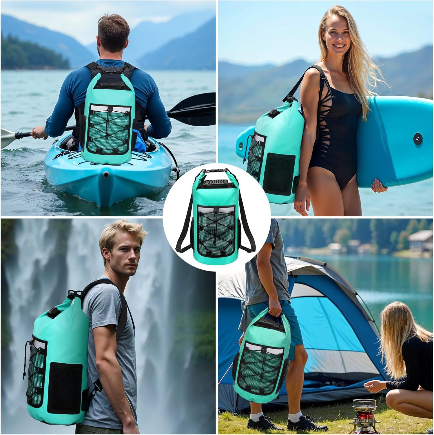 25L Waterproof Backpack Swimmi - Dry Bag Roll Top review and price