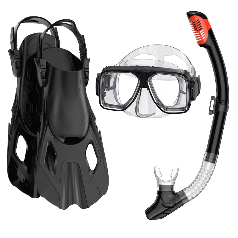 Professional 3-Piece Snorkel D - Freediving Mask Set review and price