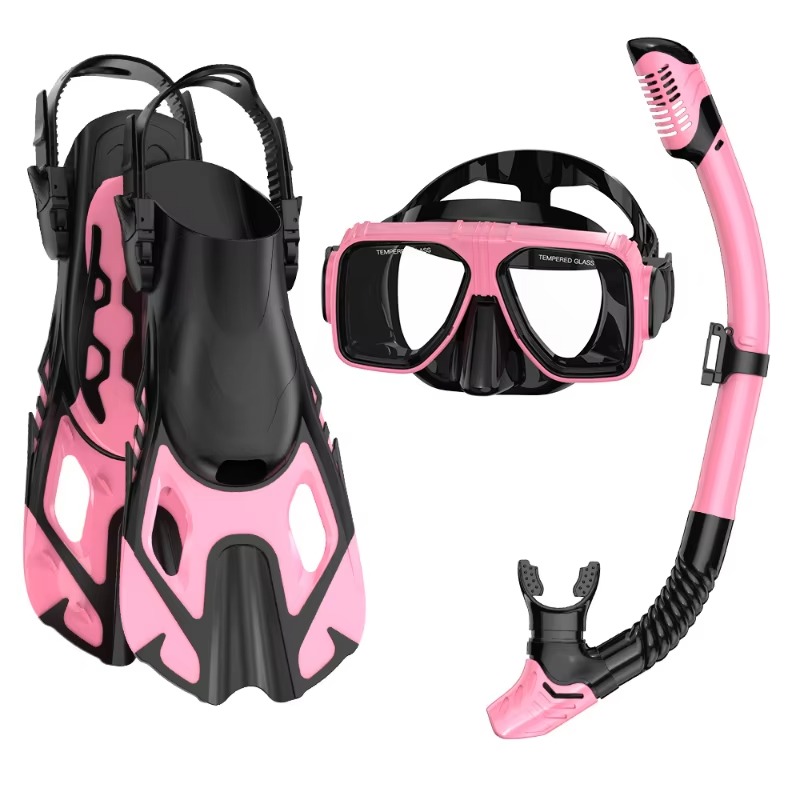 Professional 3-Piece Snorkel D - Freediving Mask Set review and price