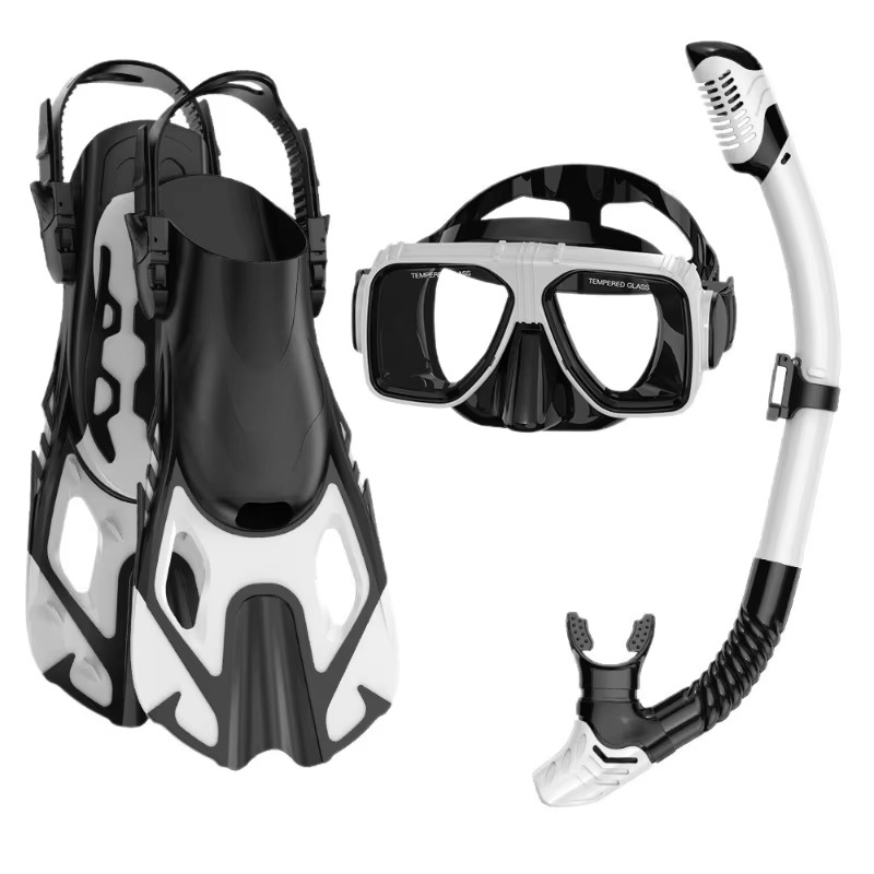 Professional 3-Piece Snorkel D - Freediving Mask Set review and price