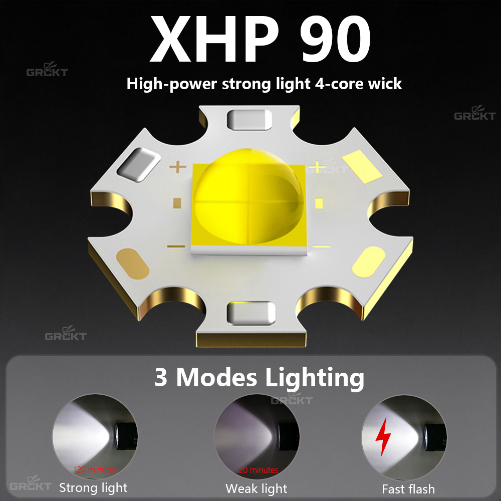 New XHP90 Diving Flashlight Un - Underwater Flashlight review and price